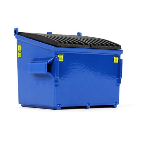 1-34 Scale Refuse Trash Bin Diecast Model - Blue